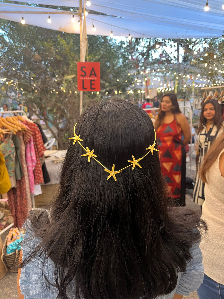 Beachy hair tiara