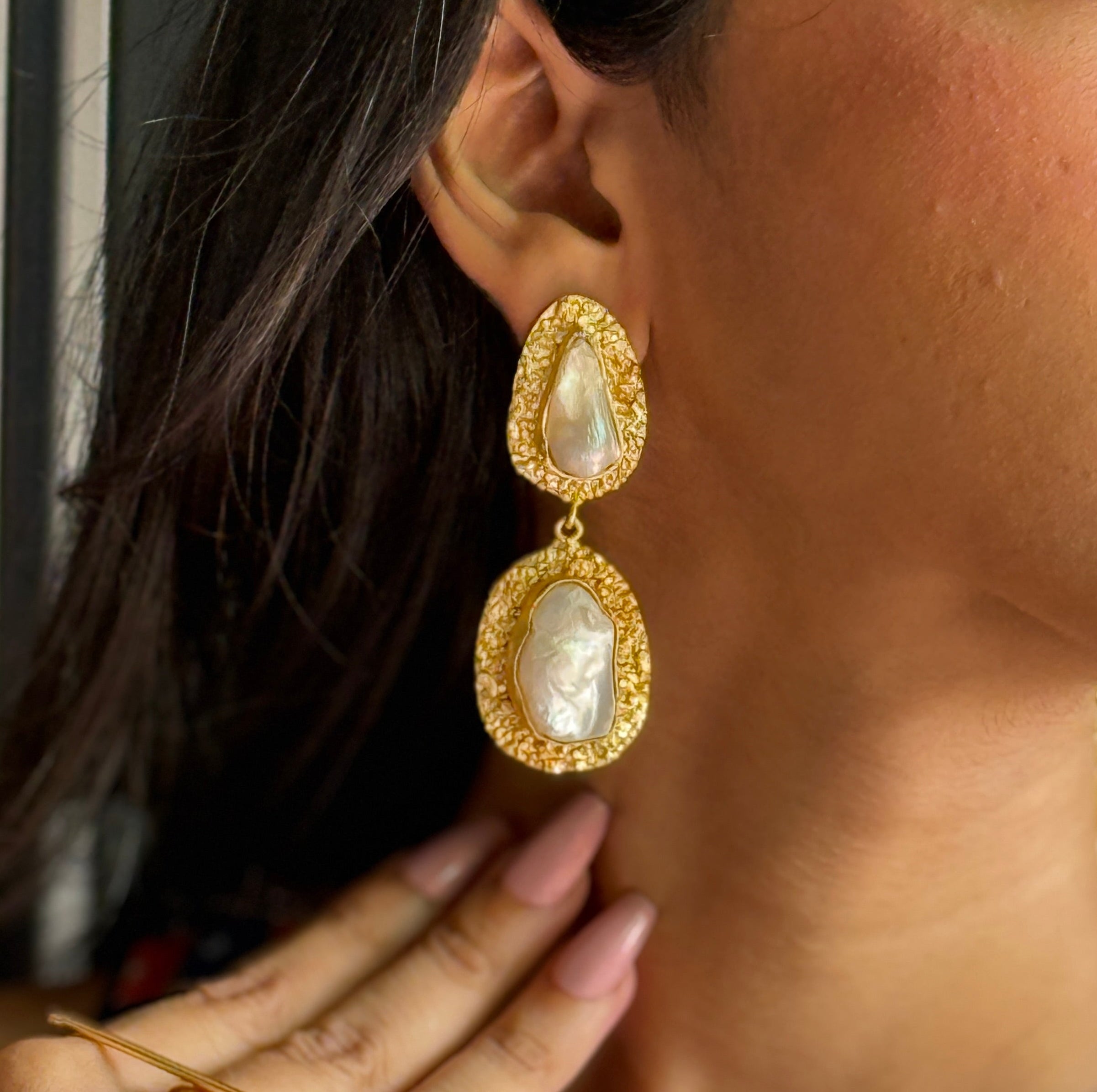 Mother Pearl earring