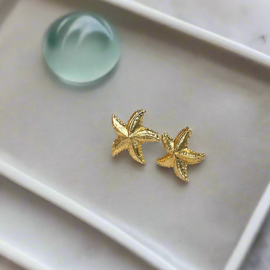 Starfish studs earring