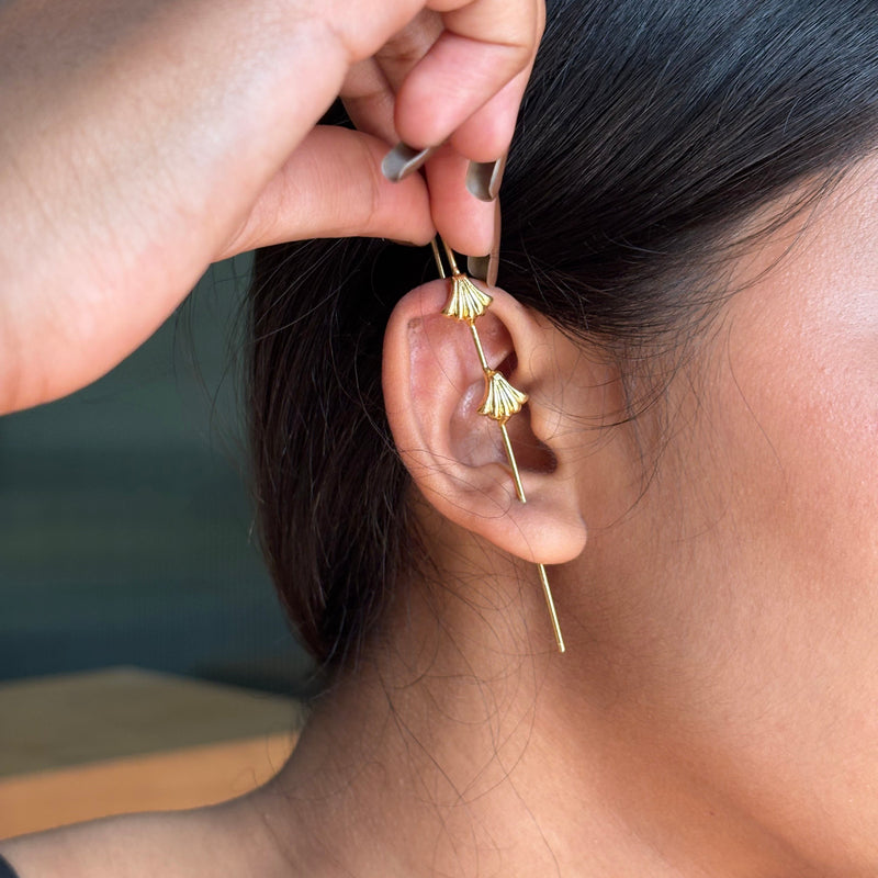 Sea Shell Earcuffs