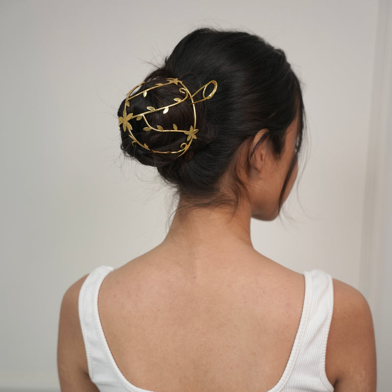 Leafy hairbun