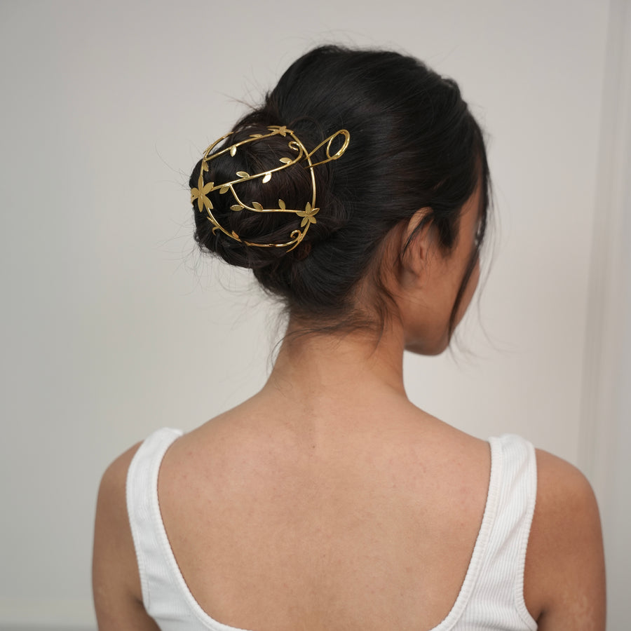 Leafy hairbun
