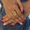 Three gold