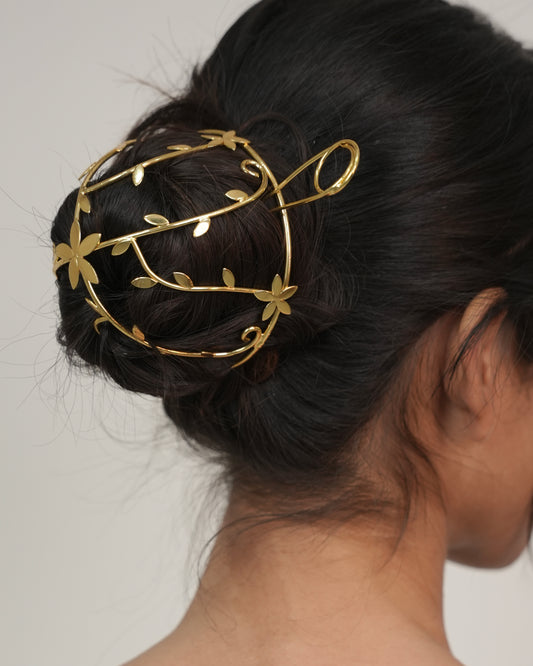 Leafy hairbun