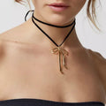 Velvet Knot Choker
