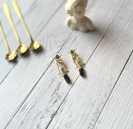 Aurum Aviary Statement Earrings